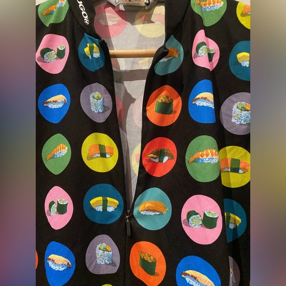 SUGOi 1/2 Zip Cycling Jersey “Sushi Rolls” - Picture 2 of 5